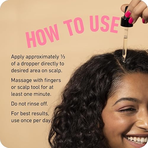 BOLDIFY HAIR GROWTH SERUM 2OZ 30 NATURAL BOOSTERS 4 PEPTIDES FOR THICKER, FULLER HAIR