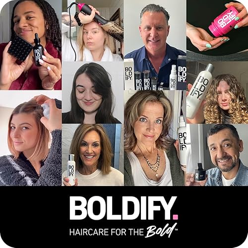 BOLDIFY HAIR GROWTH SERUM 2OZ 30 NATURAL BOOSTERS 4 PEPTIDES FOR THICKER, FULLER HAIR