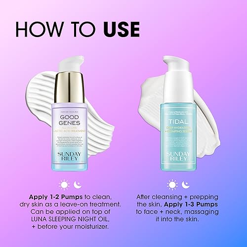 SUNDAY RILEY DEEP DIVE HYDRATION SET INTENSIVE MOISTURIZING SKINCARE KIT FOR DRY SKIN