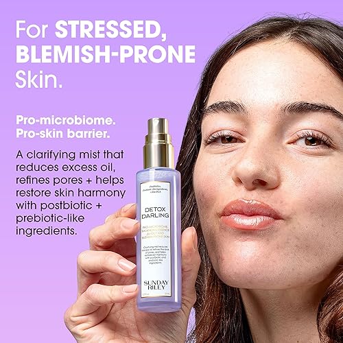 SUNDAY RILEY DETOX DARLING BALANCING ESSENCE MIST FOR OILY, BLEMISH-PRONE SKIN, 100ML