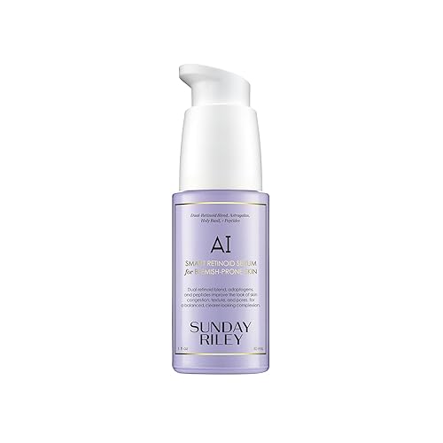 SUNDAY RILEY A.I. ADAPTIVE RETINOID SERUM FOR BLEMISH-PRONE SKIN CLEAR, SMOOTH COMPLEXION