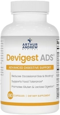 ARTHUR ANDREW MEDICAL DEVIGEST ADS ADVANCED DIGESTIVE SUPPORT CAPSULES FOR LACTOSE CASEIN SENSITIVITIES, VEGAN, NON-GMO, 1
