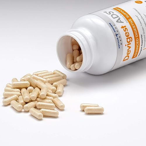 ARTHUR ANDREW MEDICAL DEVIGEST ADS ADVANCED DIGESTIVE SUPPORT CAPSULES FOR LACTOSE CASEIN SENSITIVITIES, VEGAN, NON-GMO, 1