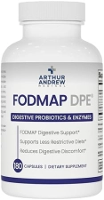 ARTHUR ANDREW FODMAP DPE DIGESTIVE PROBIOTICS ENZYMES, VEGAN, NON-GMO, 180 CAPS