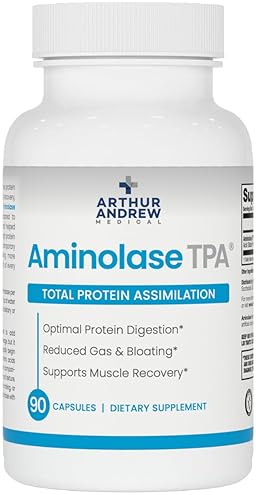 ARTHUR ANDREW AMINOLASE TPA - VEGAN PROTEIN ABSORPTION SUPPORT, 90 CAPSULES, NON-GMO