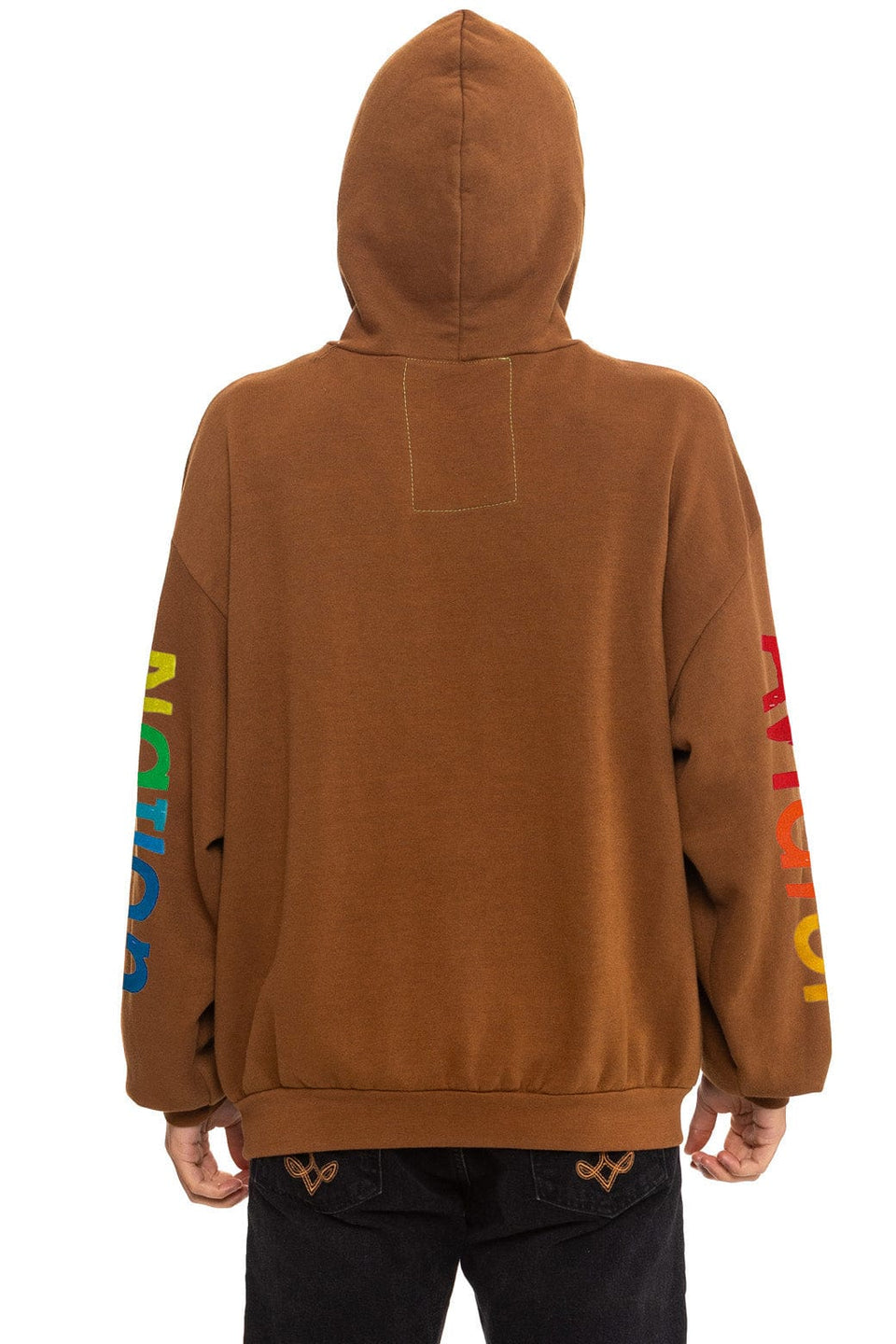 AVIATOR NATION RELAXED PULLOVER HOODIE - CINNAMON