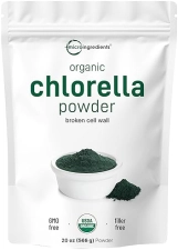 MICRO INGREDIENTS ORGANIC CHLORELLA POWDER 20OZ - RAW SUPERFOOD, HIGH PROTEIN, VITAMINS, NON-GMO, VEGAN