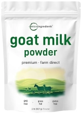 MICRO INGREDIENTS GOAT MILK POWDER 2 LB GRASS-FED AUSTRALIAN SOURCE HIGH PROTEIN CALCIUM PROBIOTICS
