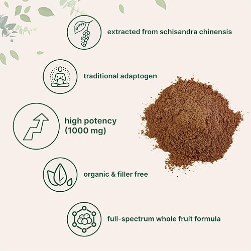 MICRO INGREDIENTS ORGANIC SCHISANDRA EXTRACT POWDER 8OZ PURE ADAPTOGEN SUPPLEMENT FOR LIVER DETOX BRAIN HEALTH