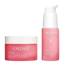CAUDALIE VINOHYDRA DUO HYALURONIC ACID SERUM DEEP HYDRATION MOISTURIZER WITH SHEA BUTTER