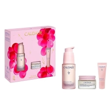 CAUDALIE RESVERATROL-LIFT FIRMING SKIN CARE GIFT SET WITH SERUM 2 TRAVEL-SIZE PRODUCTS