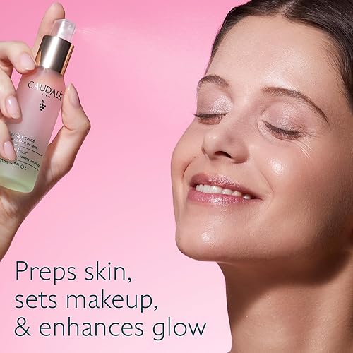 CAUDALIE BEAUTY ELIXIR FACE MIST PORE-TIGHTENING TONER, BRIGHTENS SKIN SETS MAKEUP