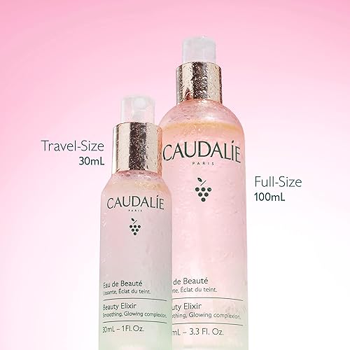 CAUDALIE BEAUTY ELIXIR FACE MIST PORE-TIGHTENING TONER, BRIGHTENS SKIN SETS MAKEUP