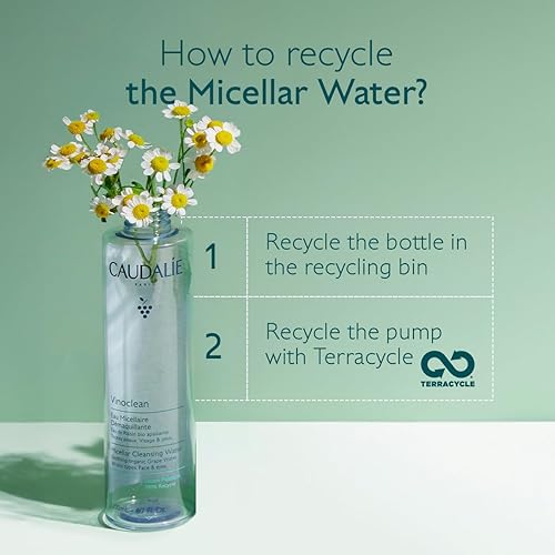 CAUDALIE VINOCLEAN MICELLAR CLEANSING WATER 200ML GENTLE MAKEUP REMOVER SKIN CLEANSER