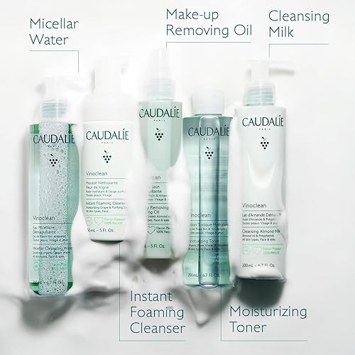 CAUDALIE VINOCLEAN MICELLAR CLEANSING WATER 200ML GENTLE MAKEUP REMOVER SKIN CLEANSER