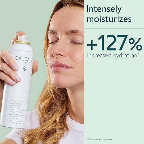 CAUDALIE TRAVEL-SIZED BEAUTY ELIXIR GRAPE WATER FACE MIST DUO FOR GLOWING SKIN