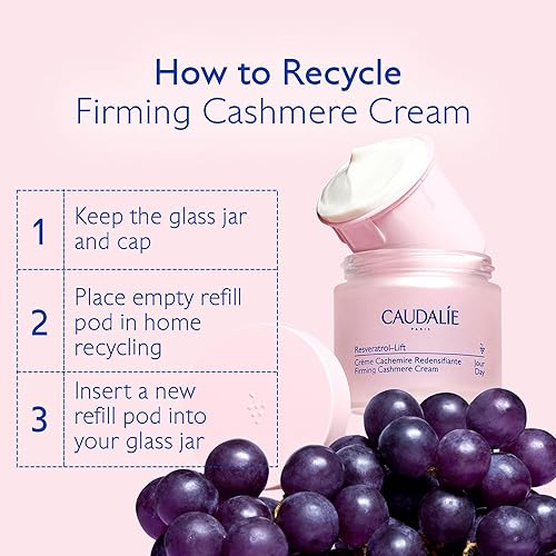 CAUDALIE RESVERATROL-LIFT FIRMING CASHMERE CREAM WITH RETINOL ALTERNATIVE HYALURONIC ACID, 50 ML