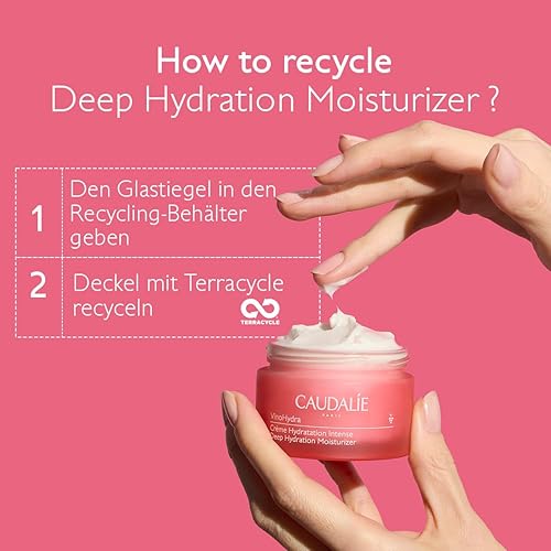 CAUDALIE VINOHYDRA MOISTURIZER WITH HYALURONIC ACID, SHEA BUTTER GRAPE WATER FOR DEEP HYDRATION