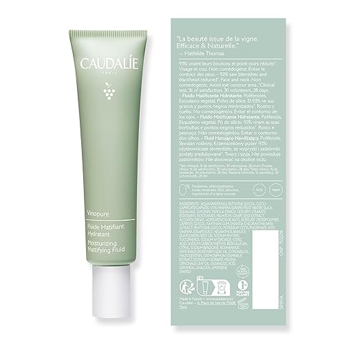 CAUDALIE VINOPURE OIL CONTROL MOISTURIZER 40ML HYDRATING MATTIFYING FACE CREAM