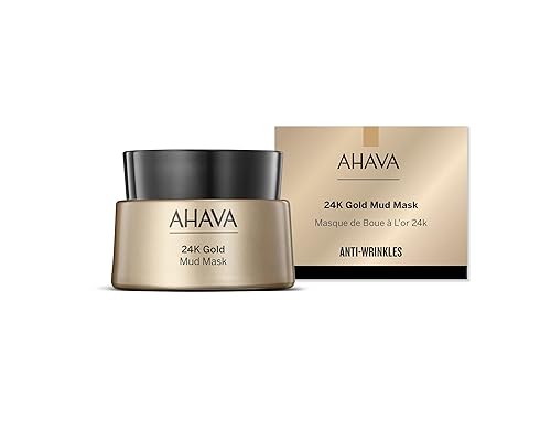 AHAVA 24K GOLD MINERAL MUD MASK FIRMING, RADIANT SKIN WITH DEAD SEA MUD HYALURONIC ACID