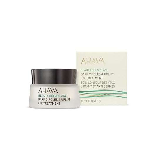 AHAVA BEAUTY BEFORE AGE EYE TREATMENT CREAM FOR DARK CIRCLES, PUFFINESS AGING SIGNS 0.5OZ