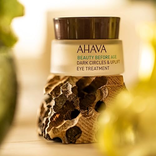 AHAVA BEAUTY BEFORE AGE EYE TREATMENT CREAM FOR DARK CIRCLES, PUFFINESS AGING SIGNS 0.5OZ