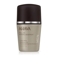 AHAVA MENS MAGNESIUM ROLL-ON DEODORANT FOR SENSITIVE SKIN SWEAT ODOR CONTROL, 1.7 OZ