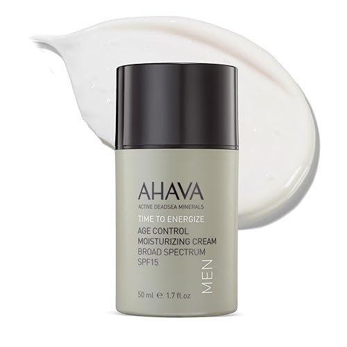AHAVA MENS AGE CONTROL MOISTURIZER SPF15 FAST-ABSORBING HYDRATING CREAM 1.7 FL.OZ