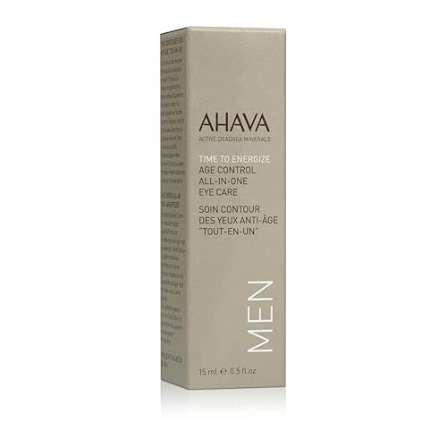 AHAVA TIME TO ENERGIZE MENS EYE CARE GEL HYDRATING, DARK CIRCLE REDUCER WITH PEPTIDES CAFFEINE