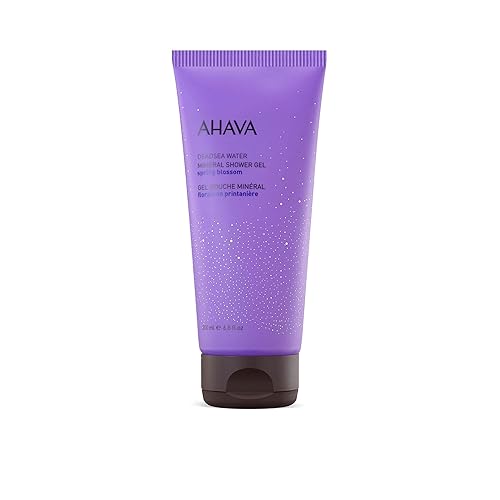 AHAVA DEAD SEA MINERAL SHOWER GEL SPRING BLOSSOM 6.8OZ REFRESHES, CLEANSES RELAXES