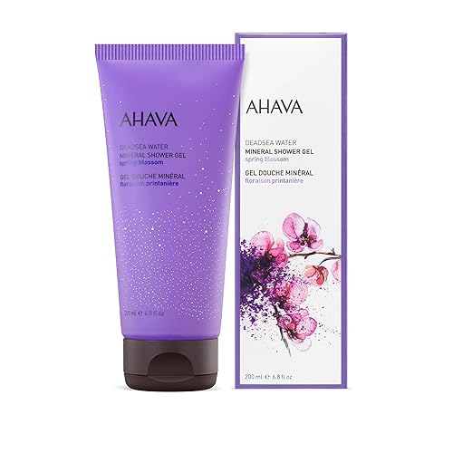AHAVA DEAD SEA MINERAL SHOWER GEL SPRING BLOSSOM 6.8OZ REFRESHES, CLEANSES RELAXES