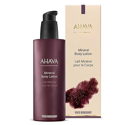 AHAVA DEAD SEA MINERAL BODY LOTION 8.5OZ HYDRATING, SKIN REFINING WITH ALOE VERA WITCH HAZEL