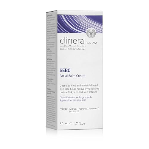 AHAVA CLINERAL SEBO FACIAL BALM CREAM - SOOTHES REDNESS, SOFTENS SENSITIVE SKIN, 1.7 FL.OZ