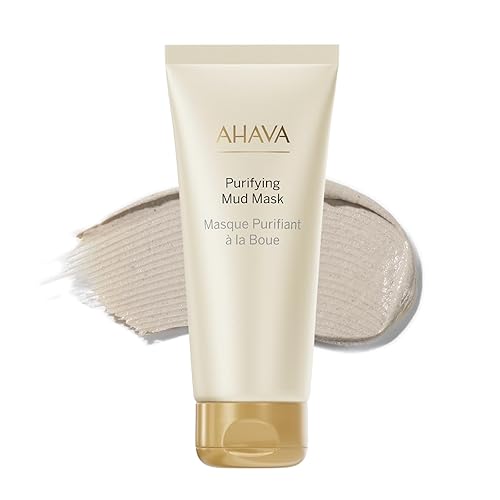 AHAVA PURIFYING MUD MASK WITH DEAD SEA MUD, ALOE VERA VITAMIN B5 SOOTHES CLARIFIES SKIN 3.4 FL.OZ