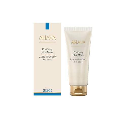 AHAVA PURIFYING MUD MASK WITH DEAD SEA MUD, ALOE VERA VITAMIN B5 SOOTHES CLARIFIES SKIN 3.4 FL.OZ