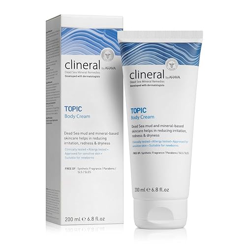 AHAVA CLINERAL HYDRATING BODY CREAM WITH OSMOTER, GRAPEFRUIT PEEL OIL DEAD SEA MUD, 6.8OZ