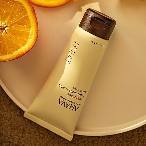 AHAVA TIME TO TREAT FACIAL RENEWAL PEEL GEL WITH VITAMIN C ALOE VERA FOR RADIANT SKIN 3.4 FL.OZ