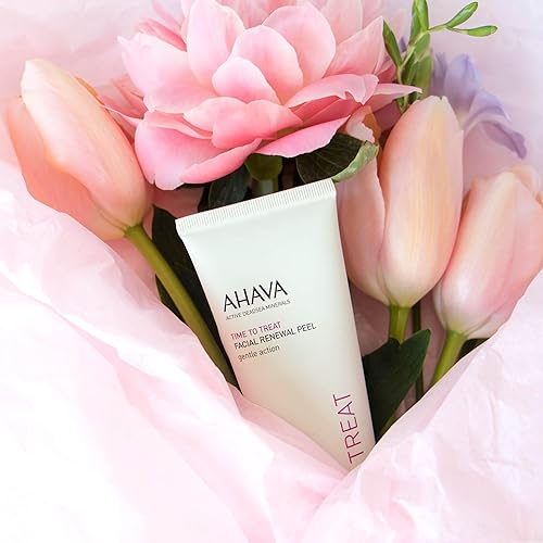 AHAVA TIME TO TREAT FACIAL RENEWAL PEEL GEL WITH VITAMIN C ALOE VERA FOR RADIANT SKIN 3.4 FL.OZ