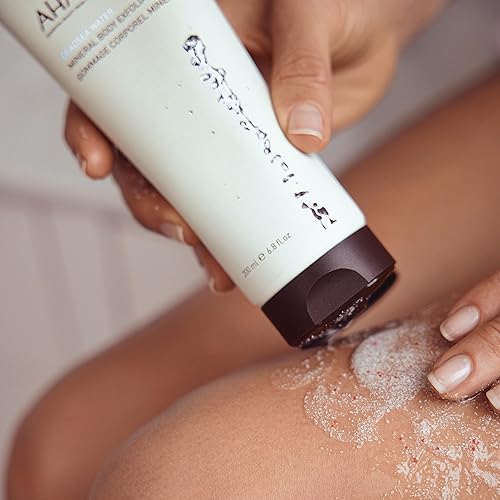 AHAVA MINERAL BODY EXFOLIATOR 6.8 FL OZ GENTLE SKIN EXFOLIATION AND RENEWAL SCRUB