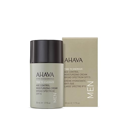 AHAVA MENS AGE CONTROL MOISTURIZER SPF15 FAST-ABSORBING HYDRATING CREAM WITH OSMOTER, 1.7OZ