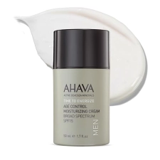AHAVA MENS AGE CONTROL MOISTURIZER SPF15 FAST-ABSORBING HYDRATING CREAM WITH OSMOTER, 1.7OZ