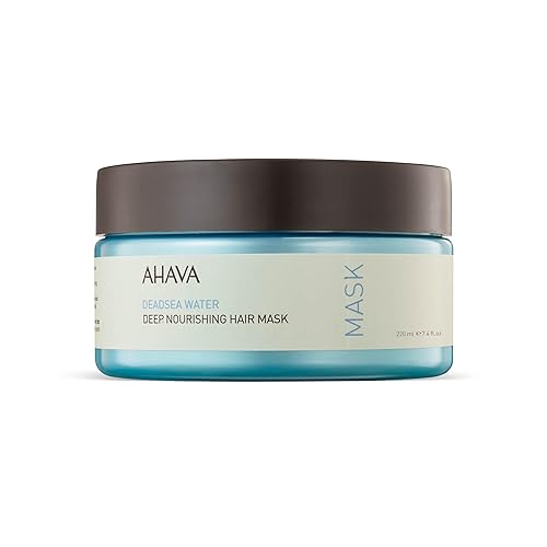AHAVA DEAD SEA WATER HAIR MASK 7.4OZ - DEEP NOURISHING, REPAIRS SCALP HAIR WITH JOJOBA ARGAN OIL