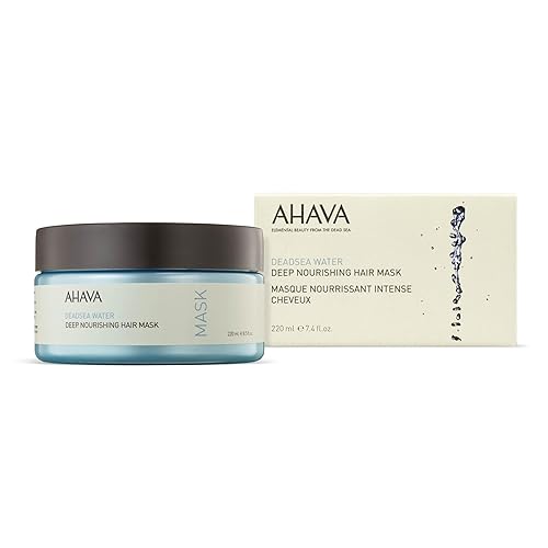 AHAVA DEAD SEA HAIR MASK 7.4OZ DEEP NOURISHING, REPAIR SHINE WITH OSMOTER, JOJOBA ARGAN OIL