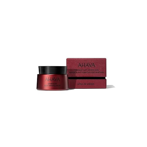 AHAVA APPLE OF SODOM OVERNIGHT ANTI-AGING MASK DEEP WRINKLE REPAIR HYDRATING GEL 1.7OZ