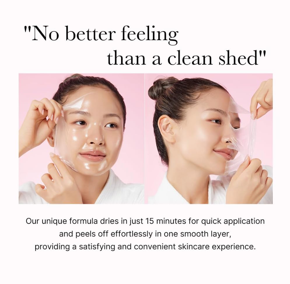 MEDICUBE COLLAGEN OVERNIGHT PEEL OFF MASK FOR ELASTICITY HYDRATION, KOREAN SKINCARE 2.53OZ