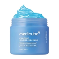 MEDICUBE JELLY CREAM WITH HYALURONIC ACID DAILY MOISTURIZER FOR ALL SKIN TYPES, 1.69 FL.OZ