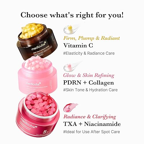 MEDICUBE CAPSULE CREAM WITH SALMON DNA PDRN NIACINAMIDE FOR GLOW, HYDRATION TEXTURE