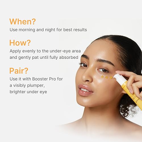 MEDICUBE EYE SERUM WITH KOJIC ACID, TURMERIC, VITAMIN C RETINOL BRIGHTENING KOREAN EYE GEL