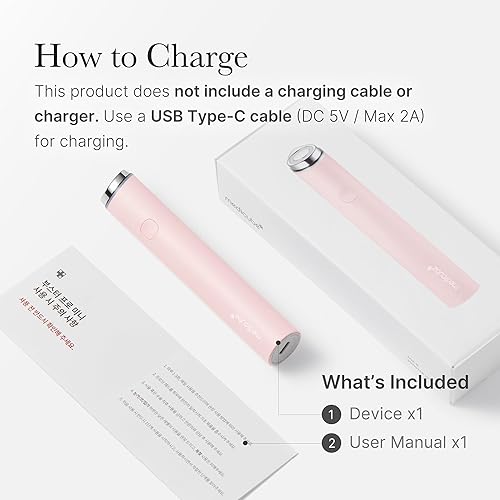 MEDICUBE MINI BOOSTER PRO WHITE PORTABLE KOREAN FACIAL DEVICE FOR GLOW, ABSORPTION TEENS