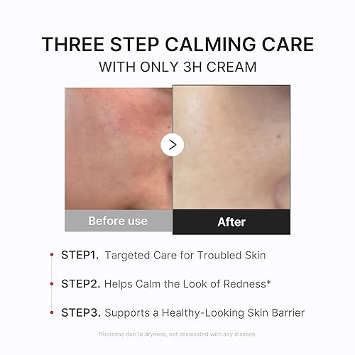 MEDICUBE 3H DAILY RELIEF CREAM SOOTHING MOISTURIZER WITH GUAIAZULENE, CENTELLA CERAMIDE